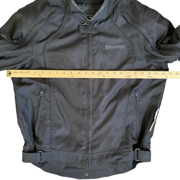 Fieldsheer Motorcycle Jacket Men's M Black Carbolex Armored Phoslite RainGuard - Picture 5 of 12